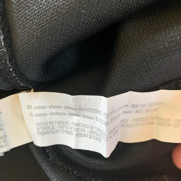 Zara Black Crop Top Long Sleeves - Size Small 💃 - Picture 10 of 12